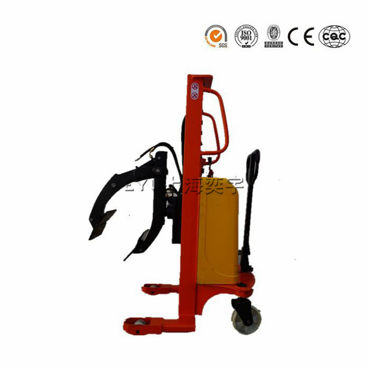 半電動(dòng)圓紙卷夾抱旋轉(zhuǎn)叉車