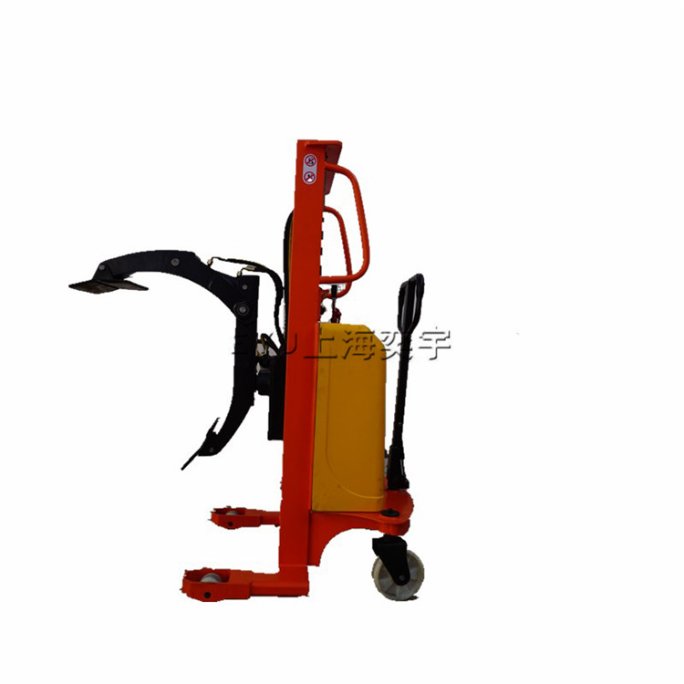 半電動(dòng)圓紙卷夾抱旋轉(zhuǎn)叉車